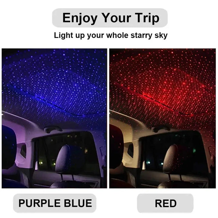 Car Starry Night Lights